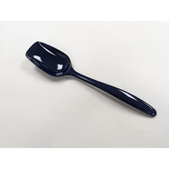 Hutzler Solid Serving Spoon Melamine 10" Navy Blue No 518 - Picture 1 of 4